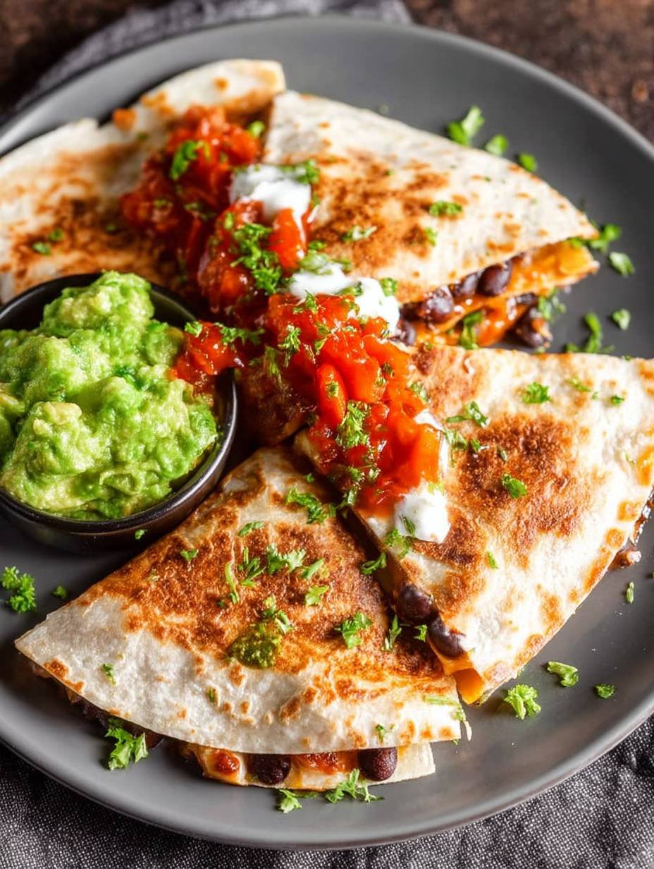 BLACK BEAN SWEET POTATO QUESADILLA image 2