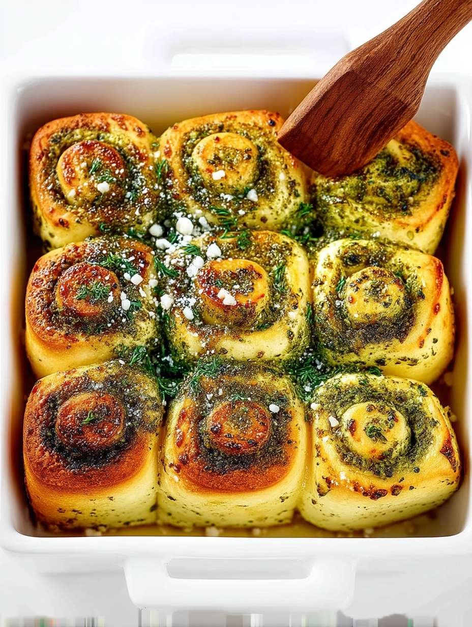 Cheesy Pesto Rolls image 2