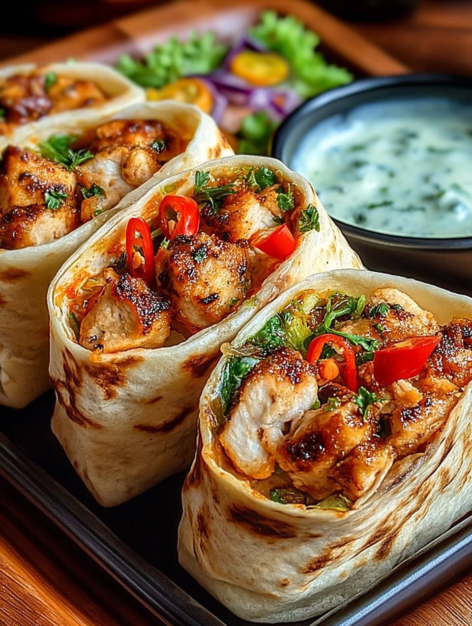 Firecracker Chicken Wraps image 2