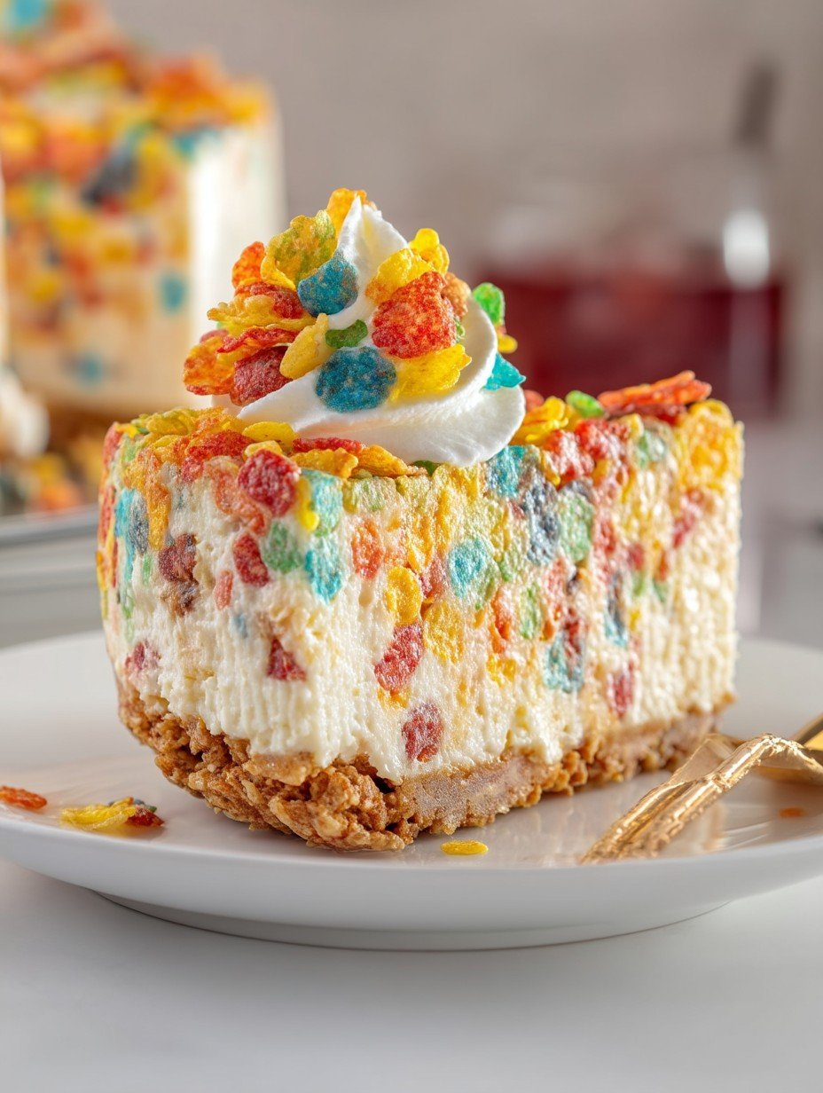 Fruity Pebbles Cheesecake image 2