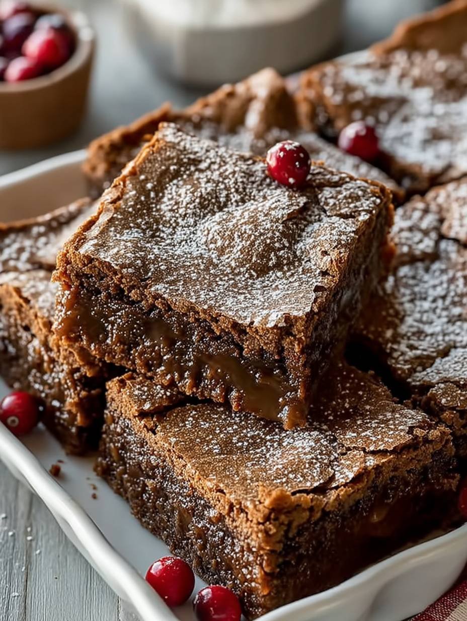 Gingerbread Brownies for the Holidays image 2