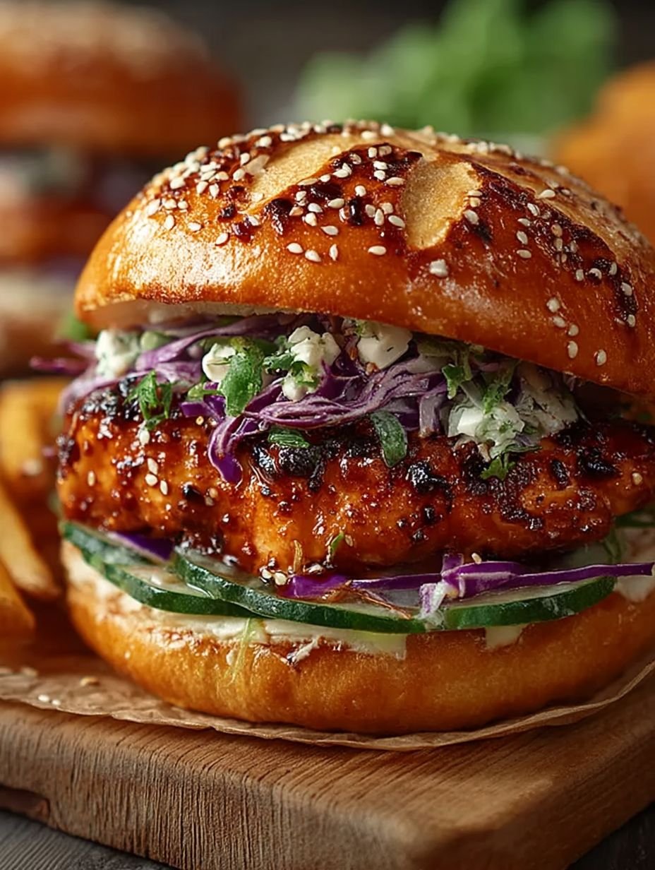 Korean Fire Chicken Burger image 2