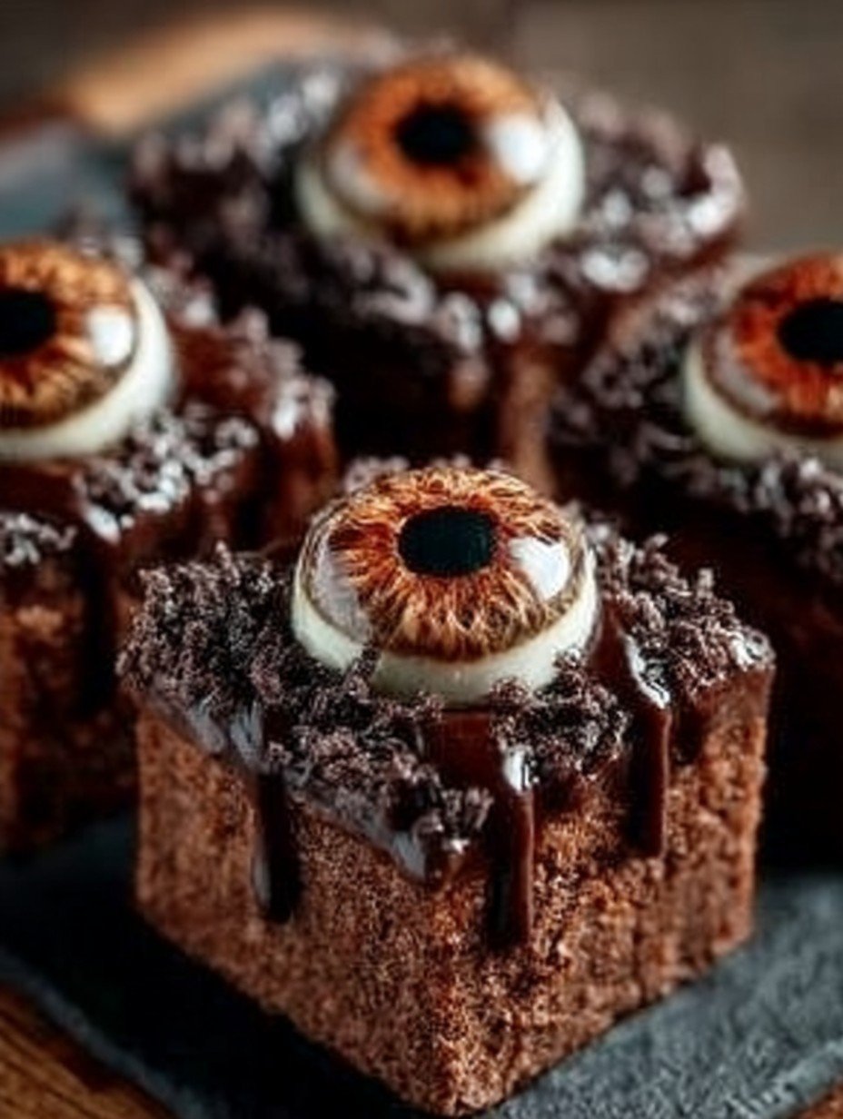 Monster Eye Brownie Bites image 2