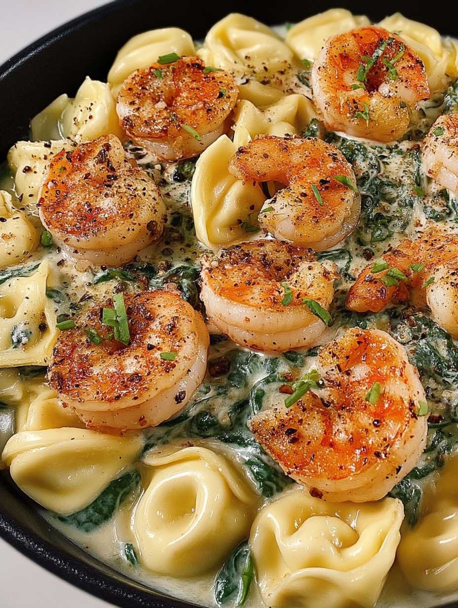 Shrimp Tortellini with Garlic Sauce image 2