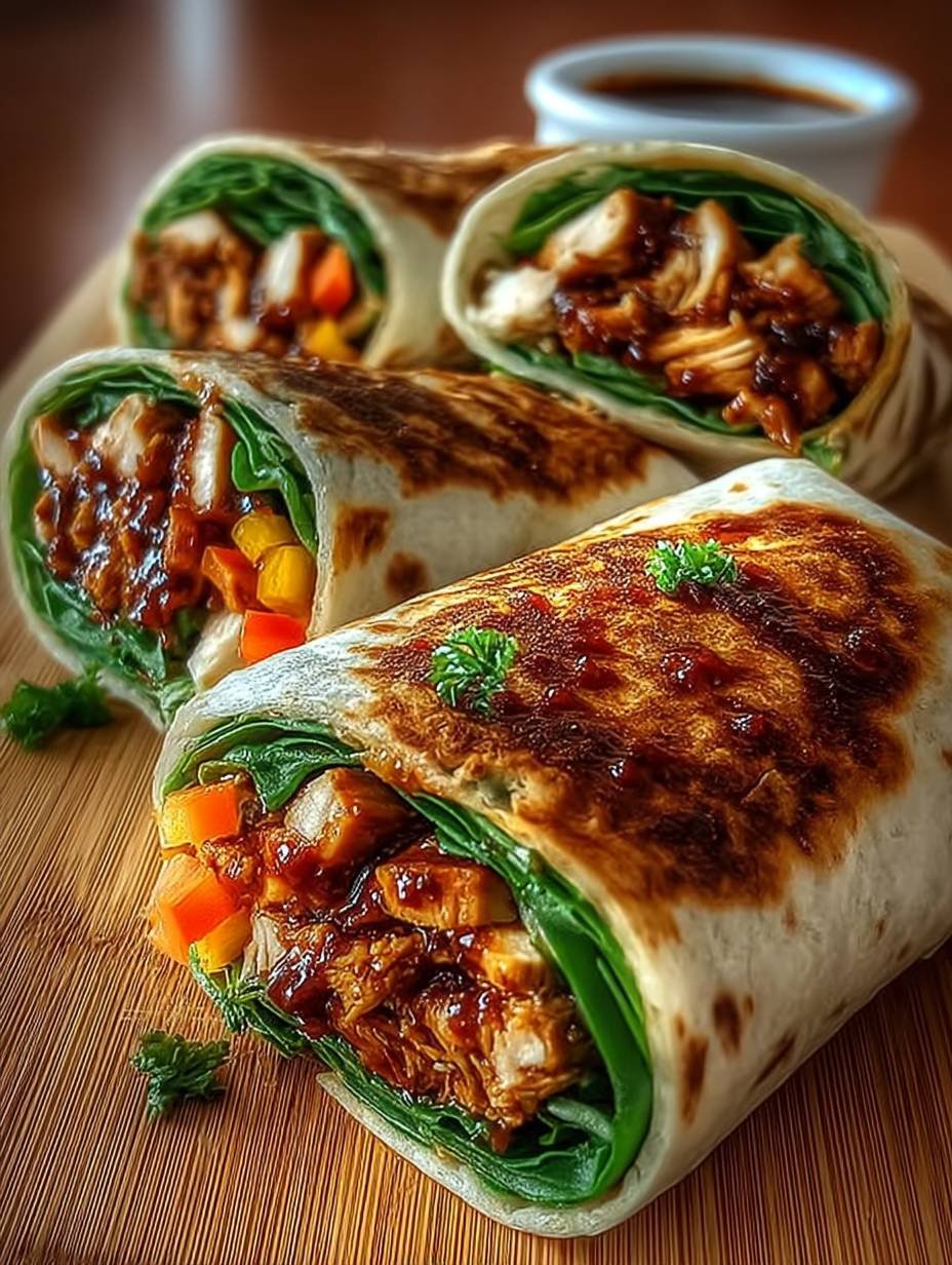 Sweet Chili Chicken Wraps image 2