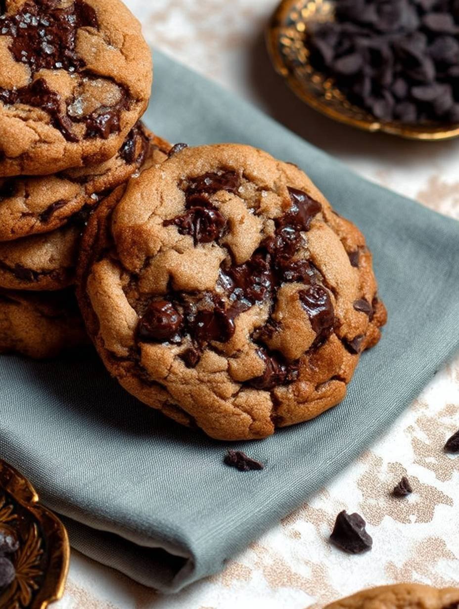 Bourbon Browned Butter Chocolate Chip Cookies image 2