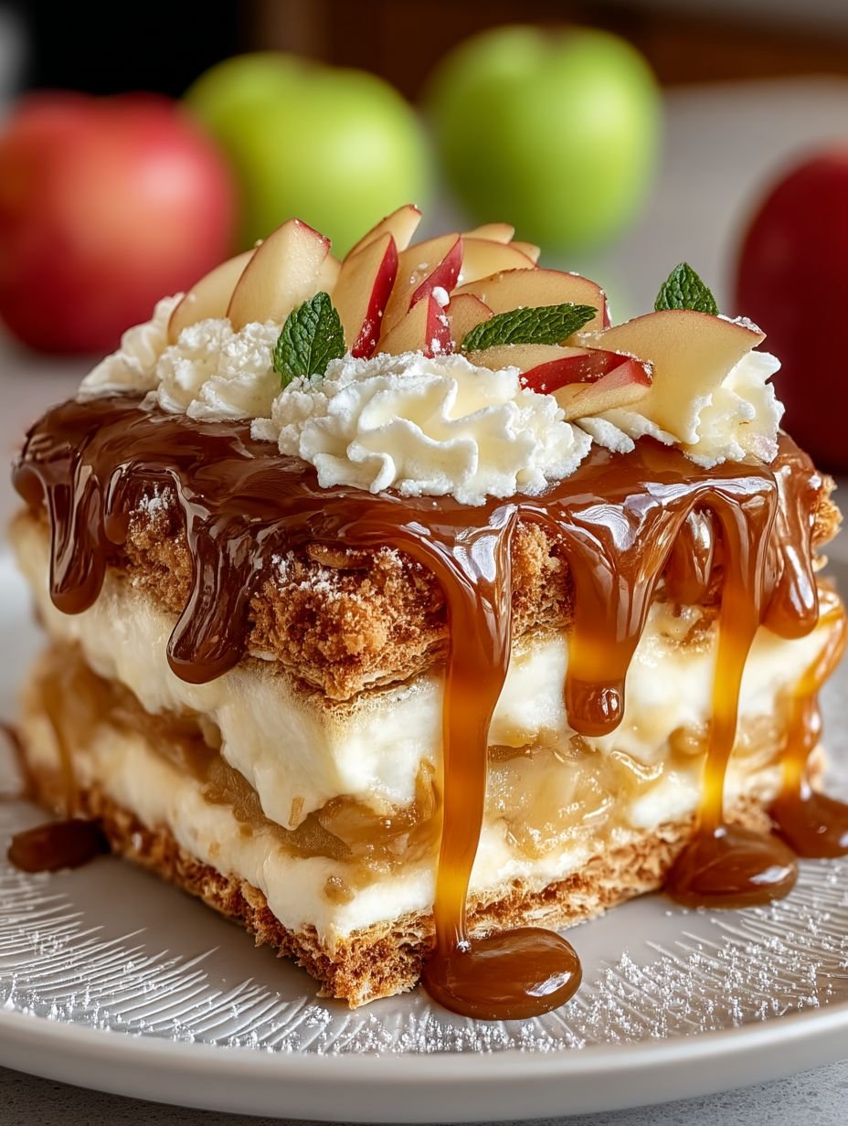 Caramel Apple Eclair Cake image 2