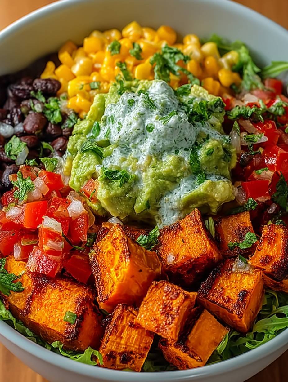 Healthy Sweet Potato Burrito Bowl image 2
