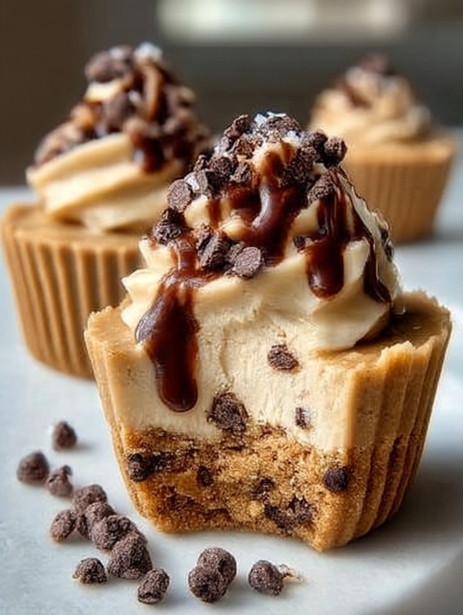 High Protein Yogurt Cookie Dough Cups image 2