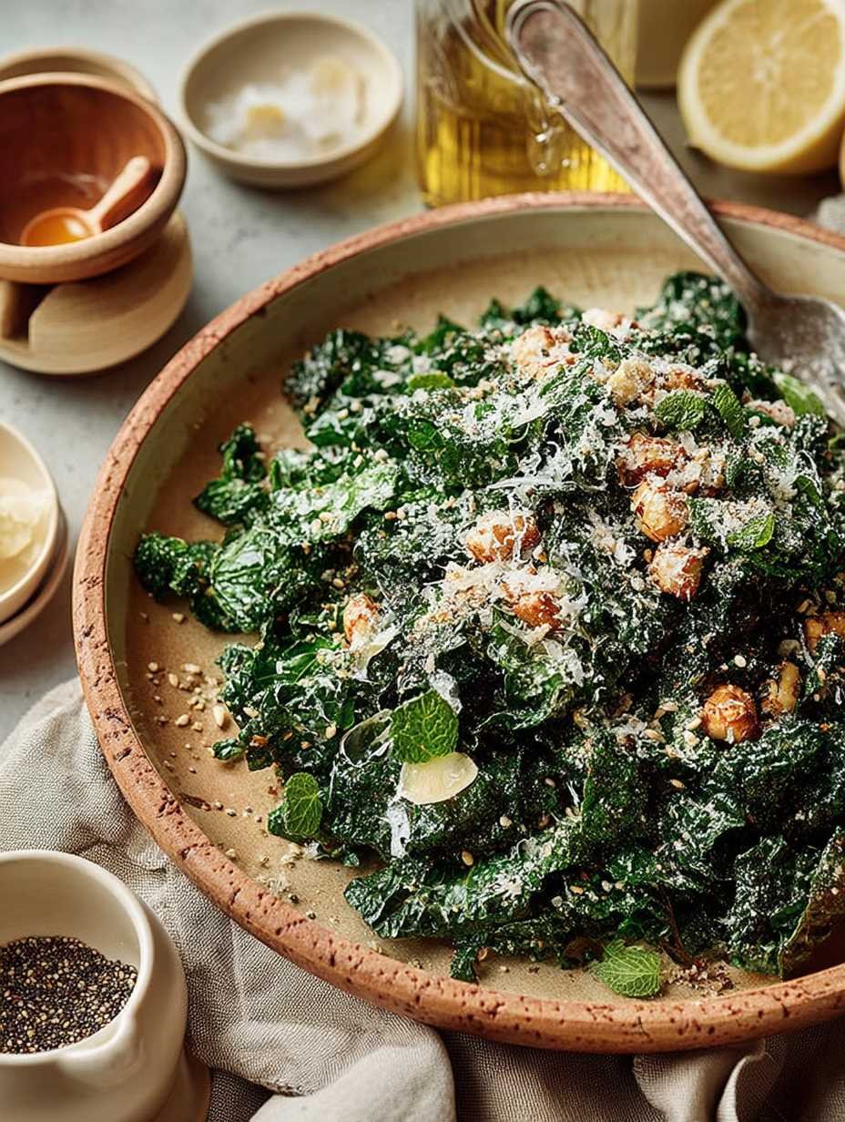 Lemon Parm Kale Salad image 2