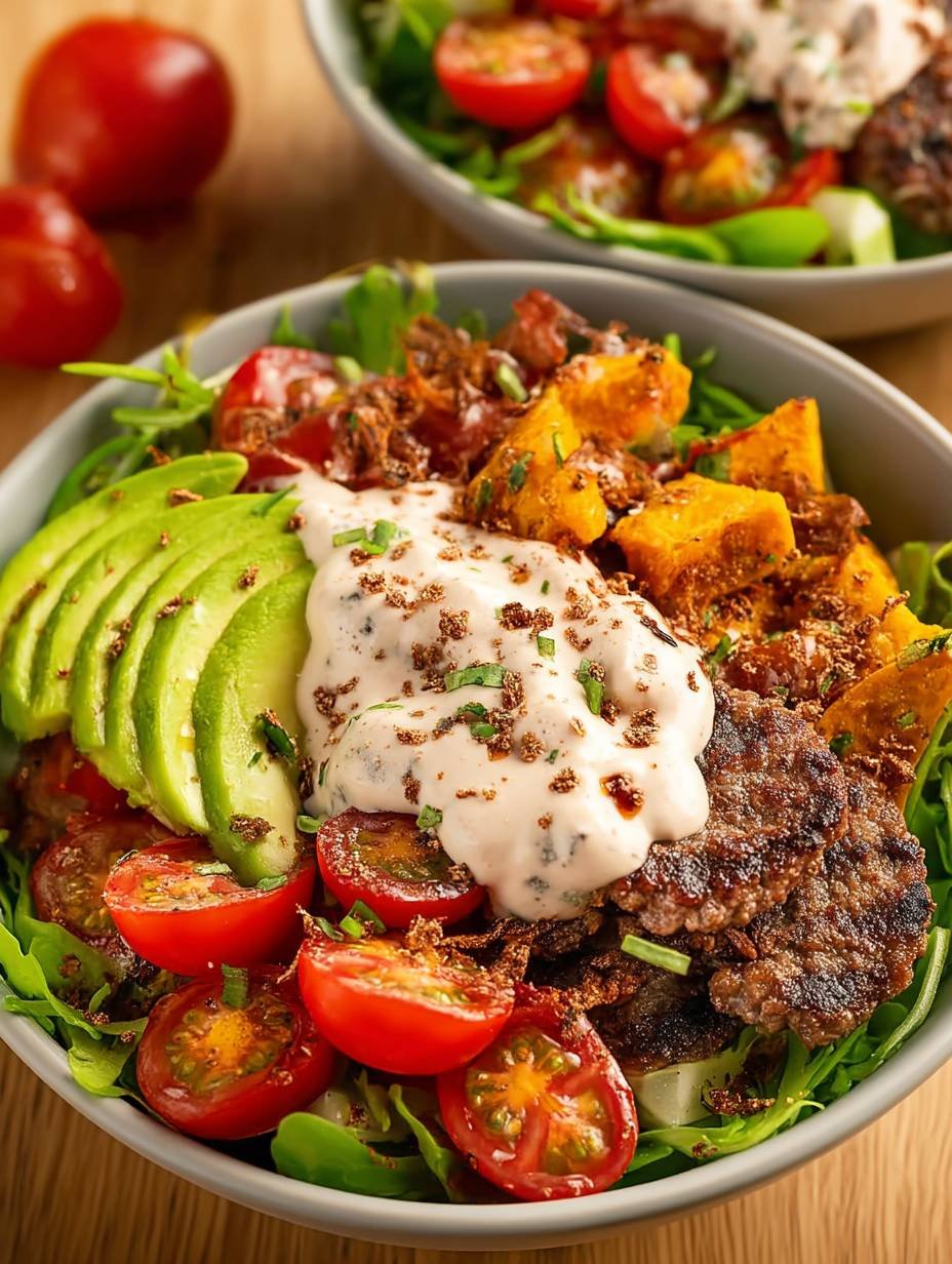 Loaded Burger Bowls image 2