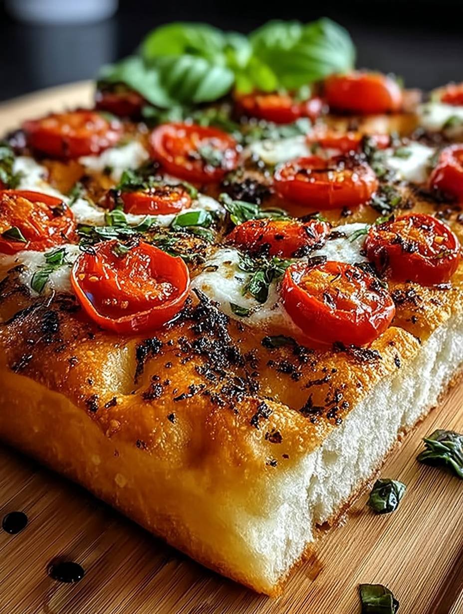 Margherita Focaccia Bread image 2