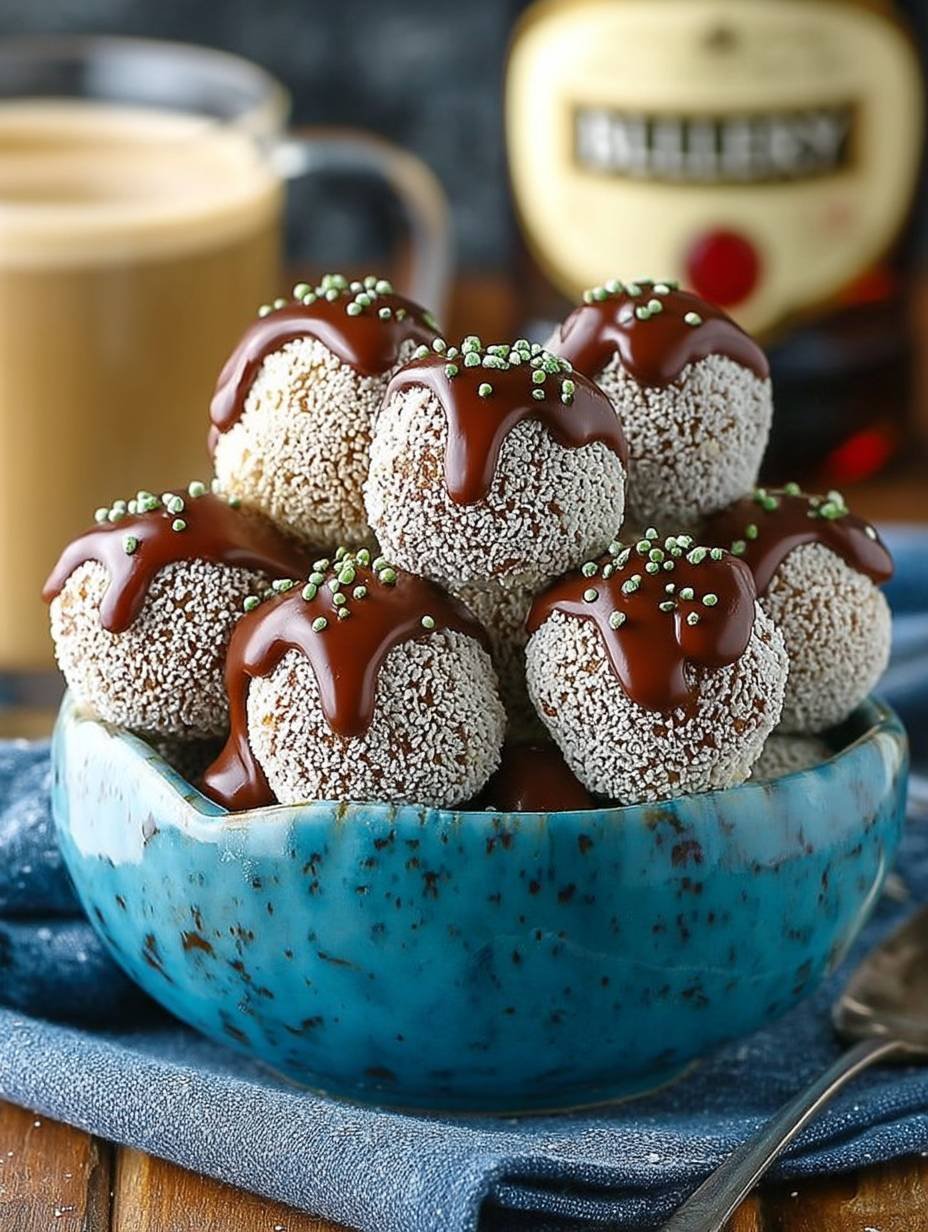 No Bake Baileys Irish Cream Cookie Balls image 2