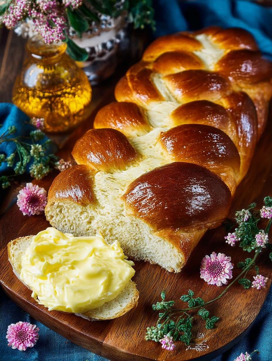 Sweet Cardamom Bread with Honey Orange Butter image 2