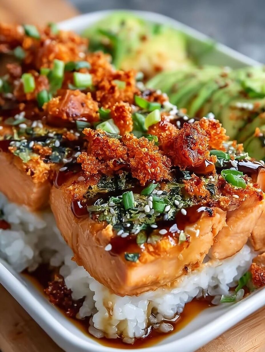 Teriyaki Salmon Sushi Bake image 2