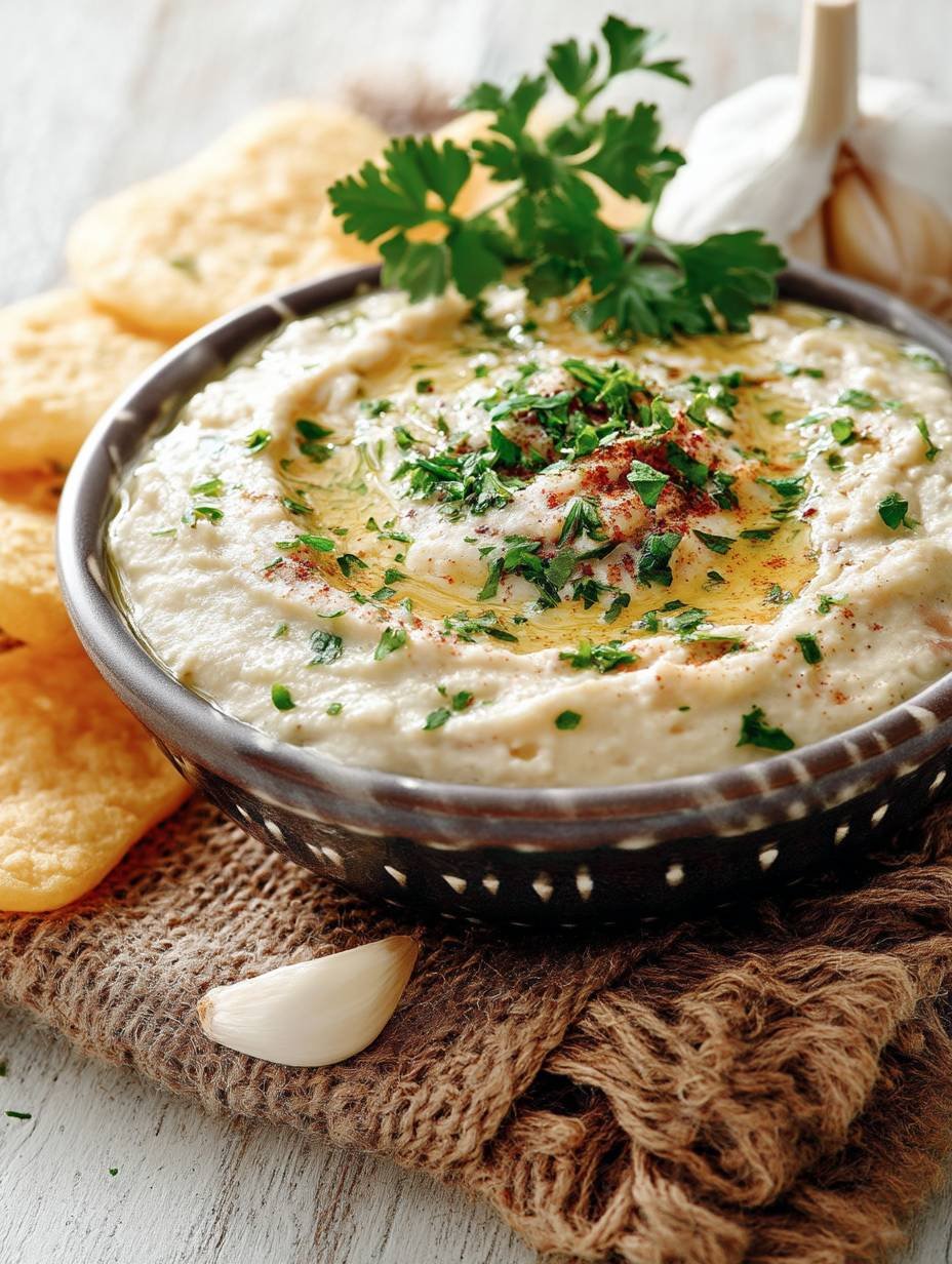 WHITE BEAN GARLIC HUMMUS image 2